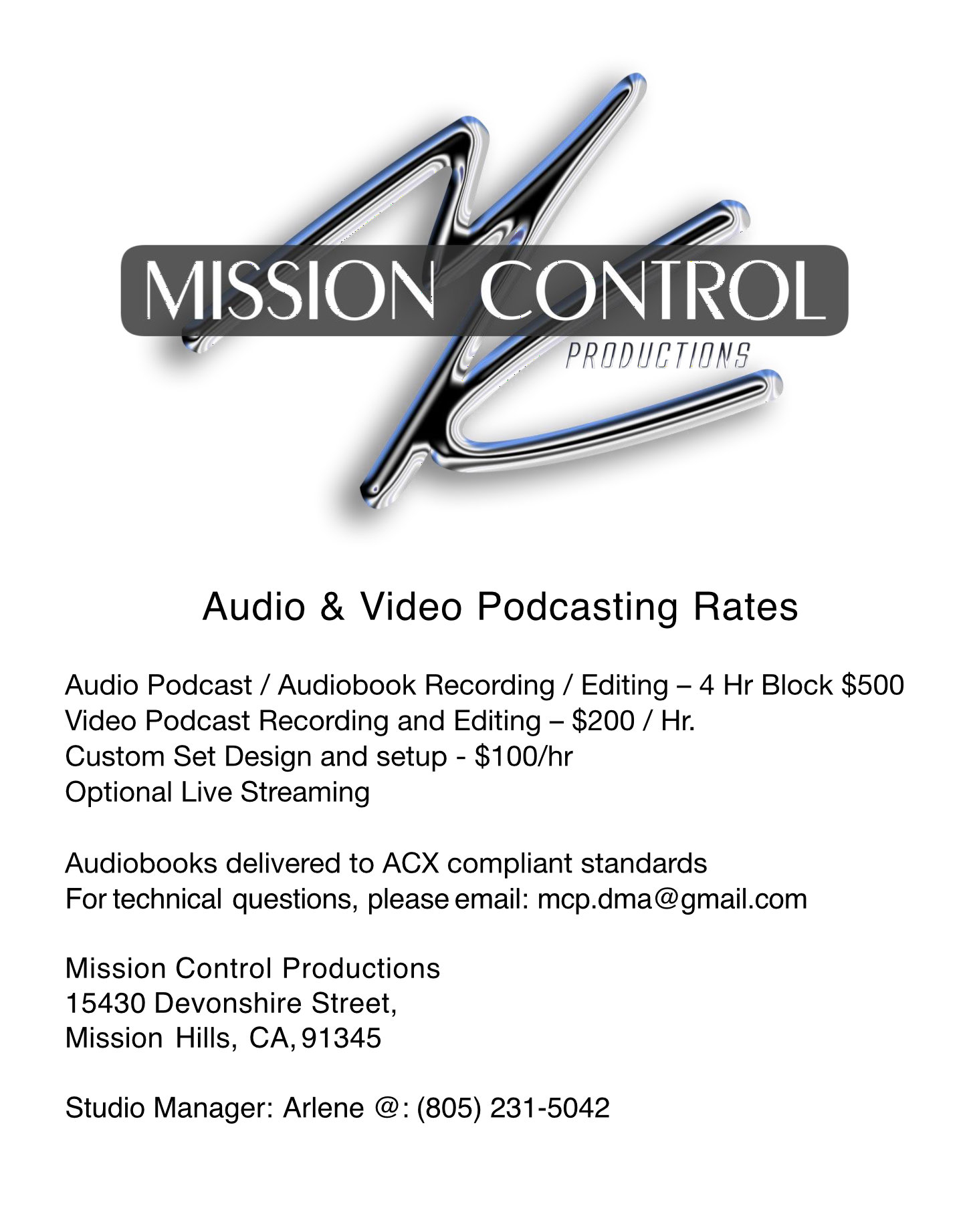 Podcasting Rates